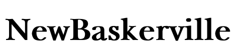 NewBaskerville Font Image