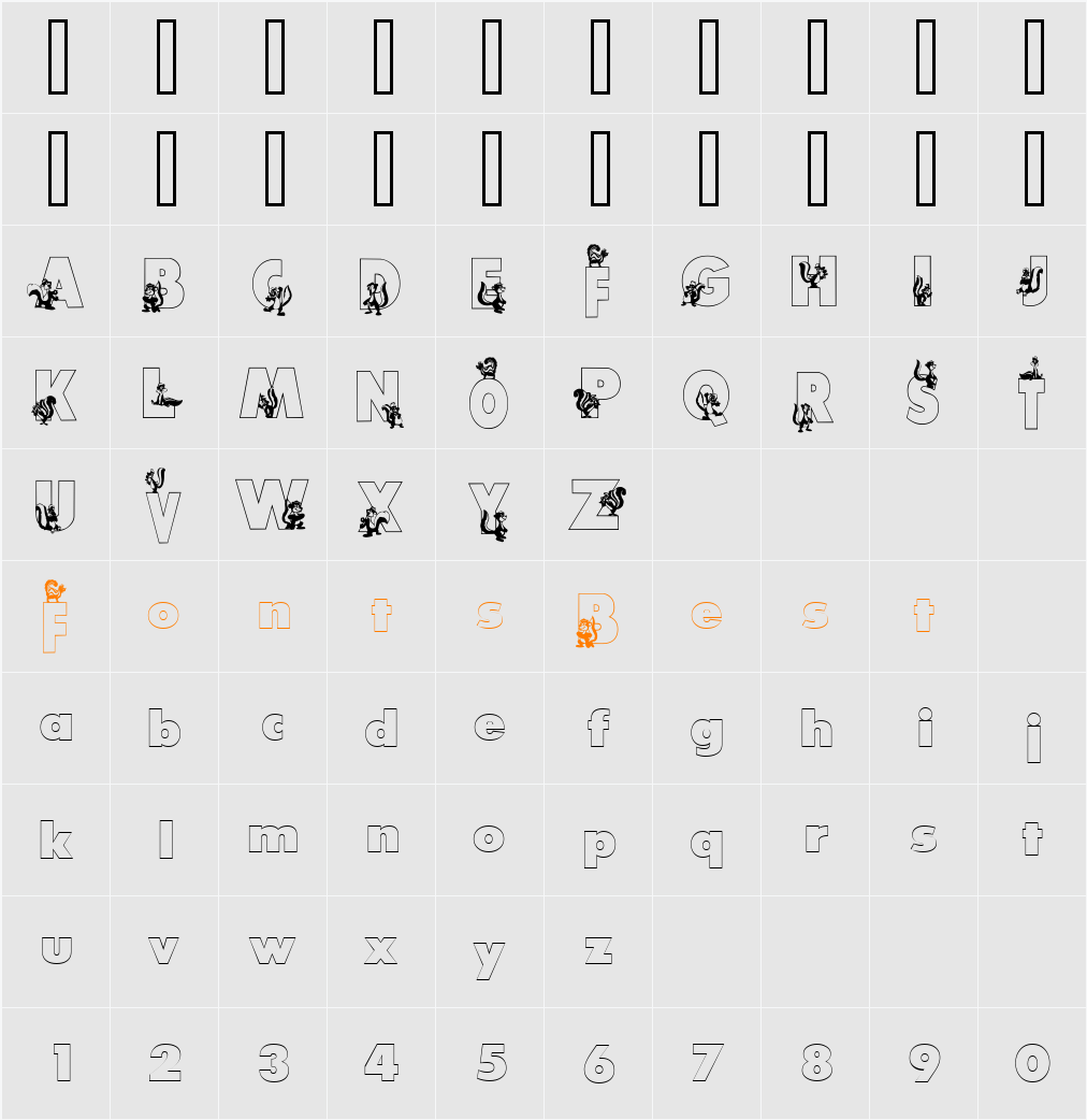 Smelly Character Map