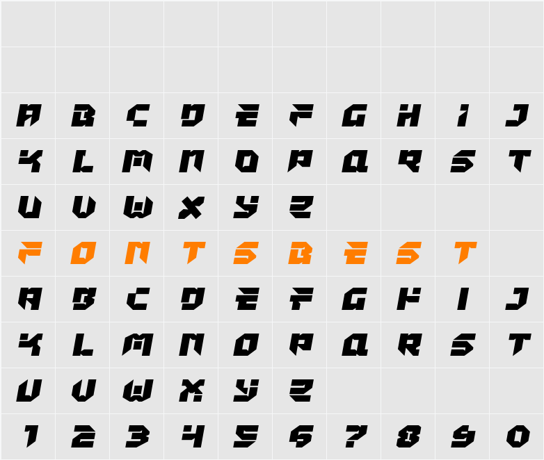 Tokyo Drifter Expanded Character Map