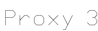 Proxy 3 Font Image