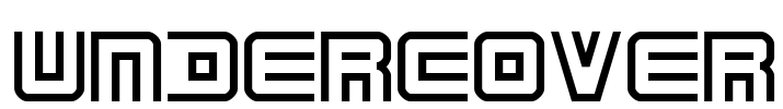 Undercover Font Image
