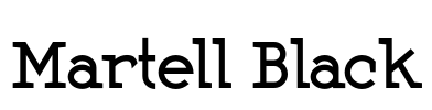 Martell Black Font Image