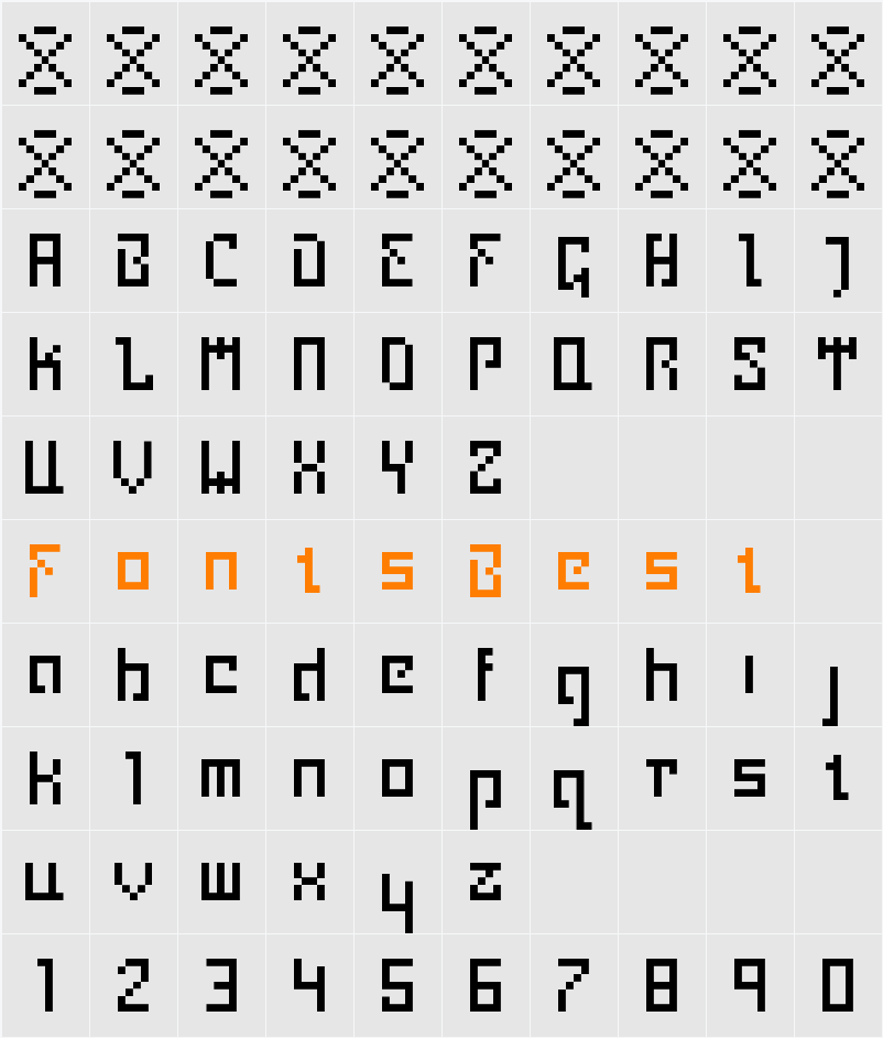 minimal Character Map