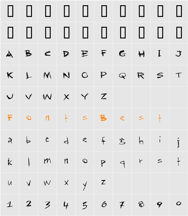 RapJack Character Map