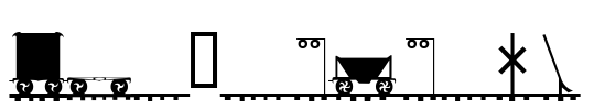 XLaserTrain Font Image