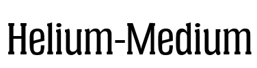 Helium-Medium Font Image