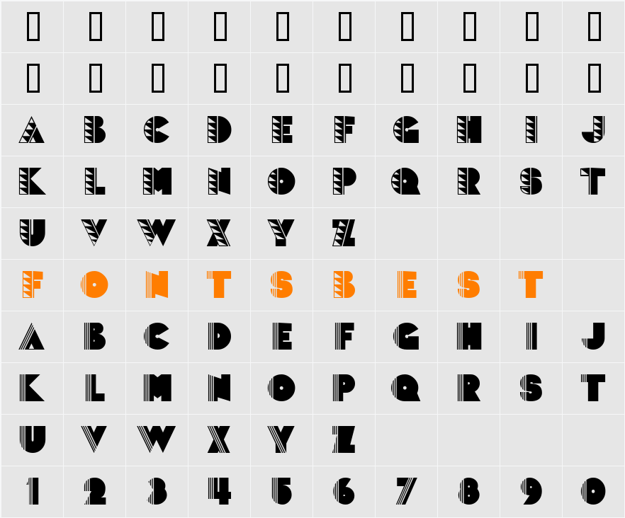 PopticsTwo Character Map