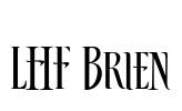 LHF Brien Font Image