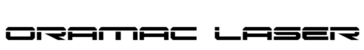 Oramac Laser Font Image