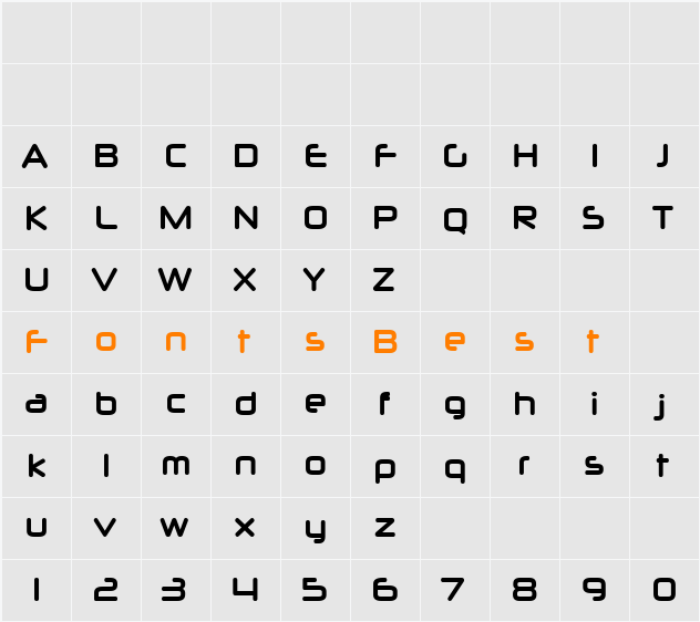 Neuropol X Cnd Character Map