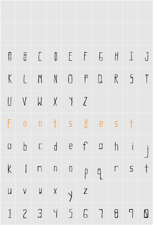 Rat Scratch Tall Character Map