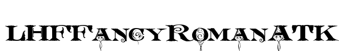 LHFFancyRomanATK Font Image