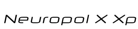 Neuropol X Xp Font Image
