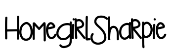 HomegirlSharpie Font Image