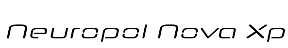 Neuropol Nova Xp Font Image