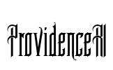 ProvidenceRI Font Image