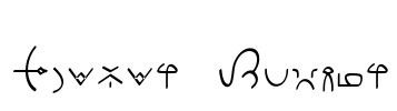 Clavat Script Font Image