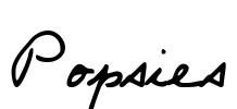 Popsies Font Image