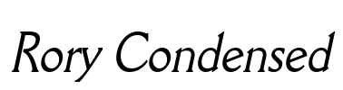 Rory Condensed Font Image