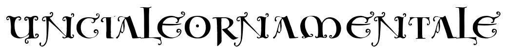 UncialeOrnamentale Font Image