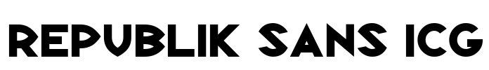 Republik Sans ICG