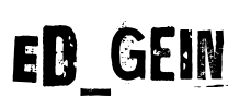 Ed_Gein Font Image