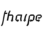 Thaipe Font Image