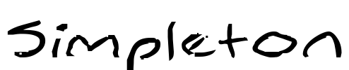 Simpleton Font Image