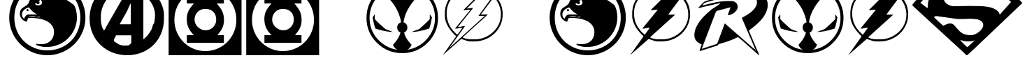 Hall of Heroes Font Image