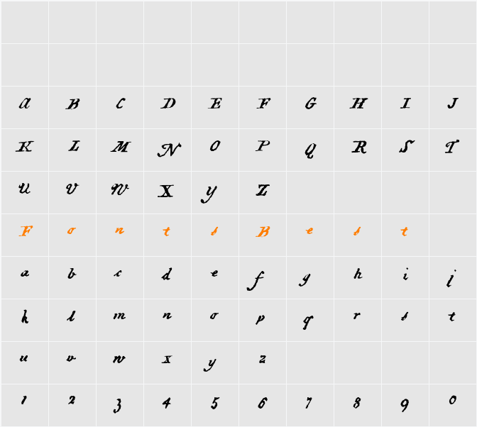 HartzVier Character Map