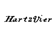 HartzVier Font Image