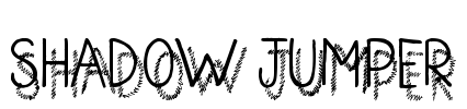 Shadow Jumper Font Image