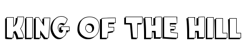 King Of The Hill Font Image