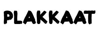 Plakkaat Font Image