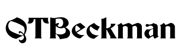 QTBeckman Font Image