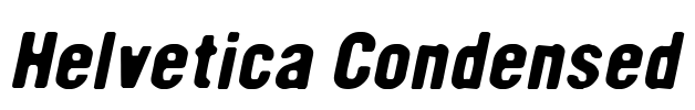 Helvetica Condensed