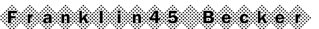 Franklin45 Becker