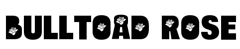 Bulltoad Rose Font Image