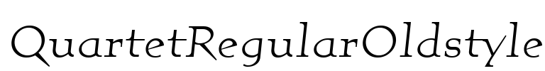 QuartetRegularOldstyle