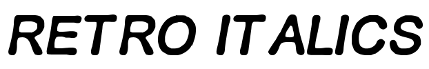 RETRO ITALICS