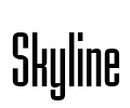 Skyline Font Image