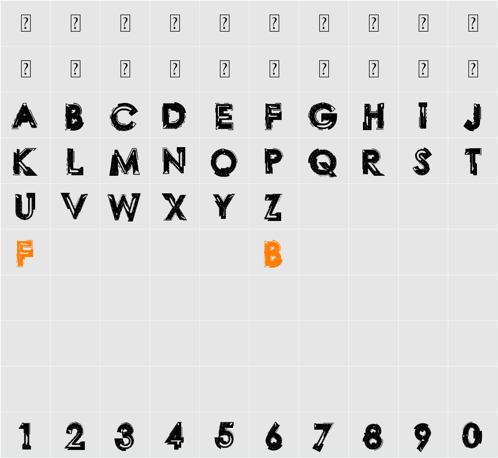 Labo Character Map