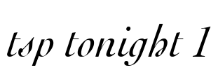 tsp tonight 1