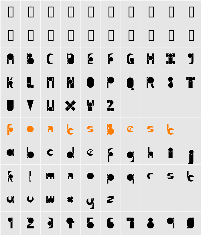 TM Move Aside Character Map