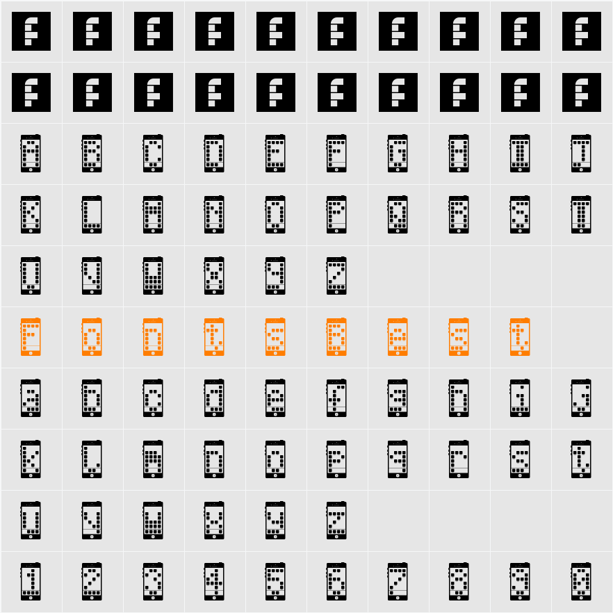 I Phone, You Phone Character Map