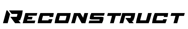 Reconstruct Font Image