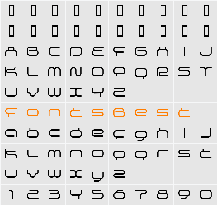 supersonic Character Map