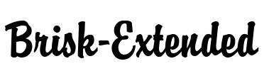 Brisk-Extended Font Image