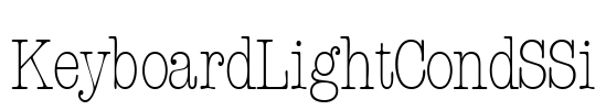 KeyboardLightCondSSi