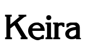 Keira Font Image